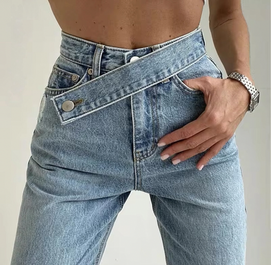 Soreya | Hochtaillierte Jeans